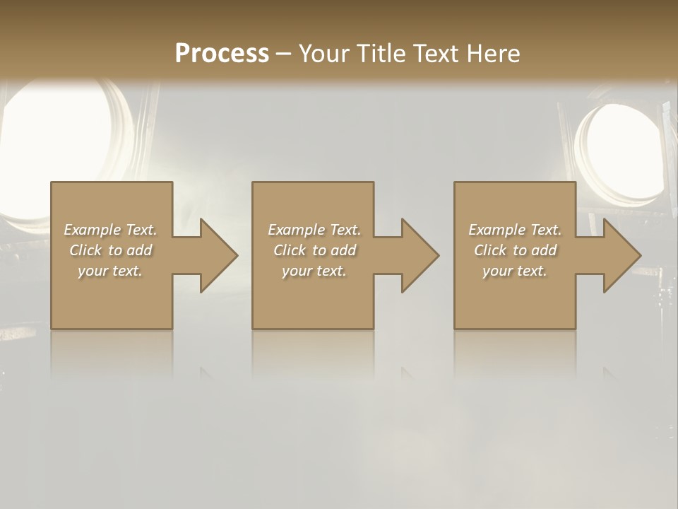Studio Curtain Projector PowerPoint Template