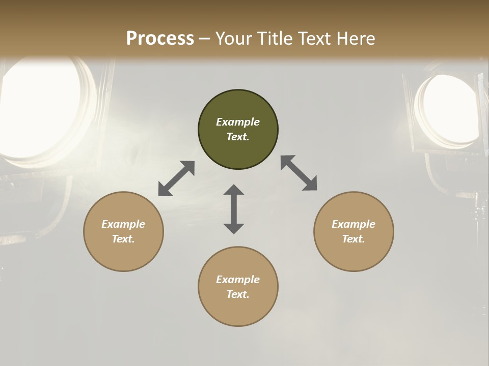 Studio Curtain Projector PowerPoint Template
