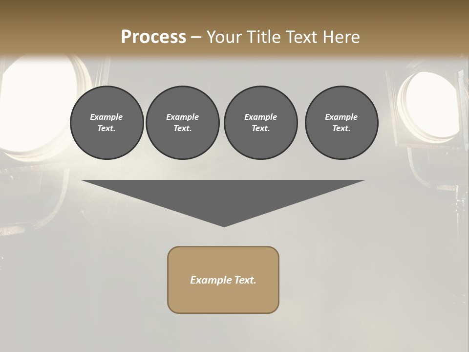 Studio Curtain Projector PowerPoint Template
