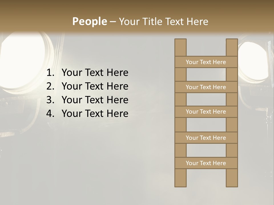 Studio Curtain Projector PowerPoint Template