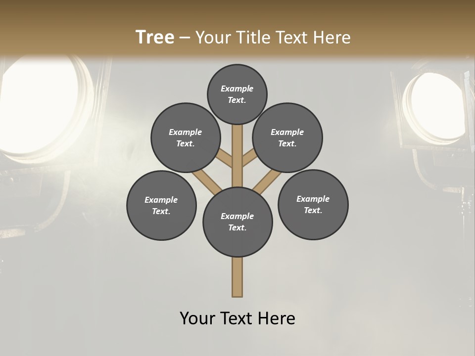 Studio Curtain Projector PowerPoint Template