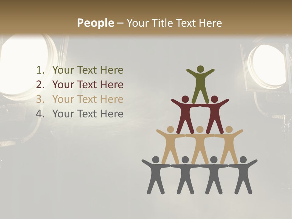 Studio Curtain Projector PowerPoint Template