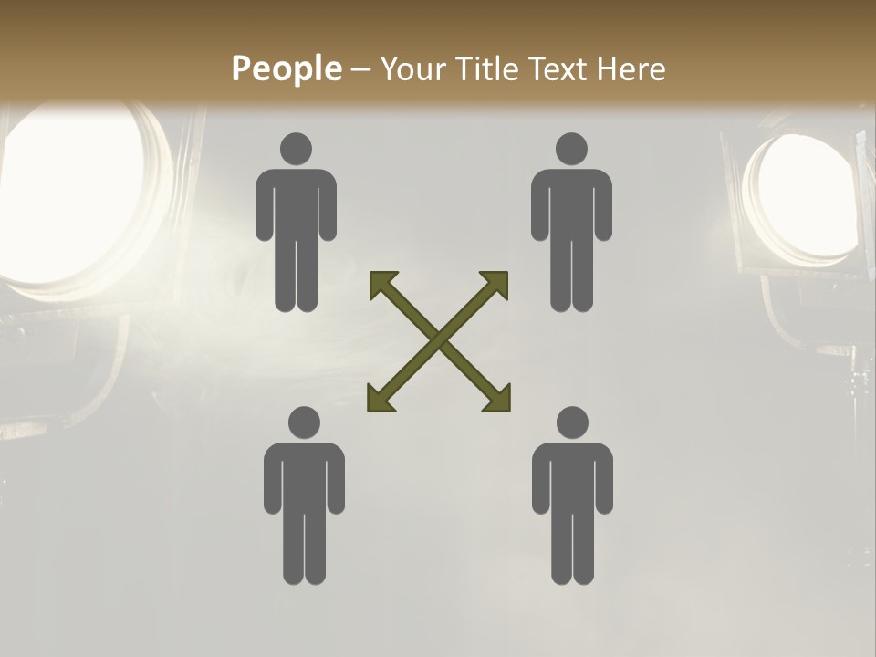 Studio Curtain Projector PowerPoint Template