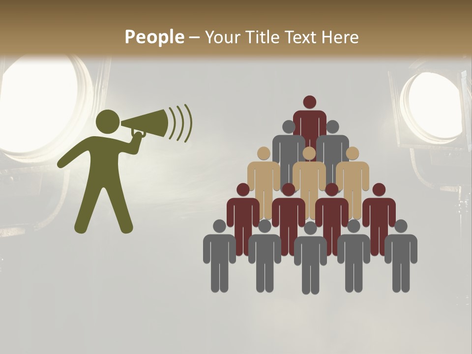 Studio Curtain Projector PowerPoint Template
