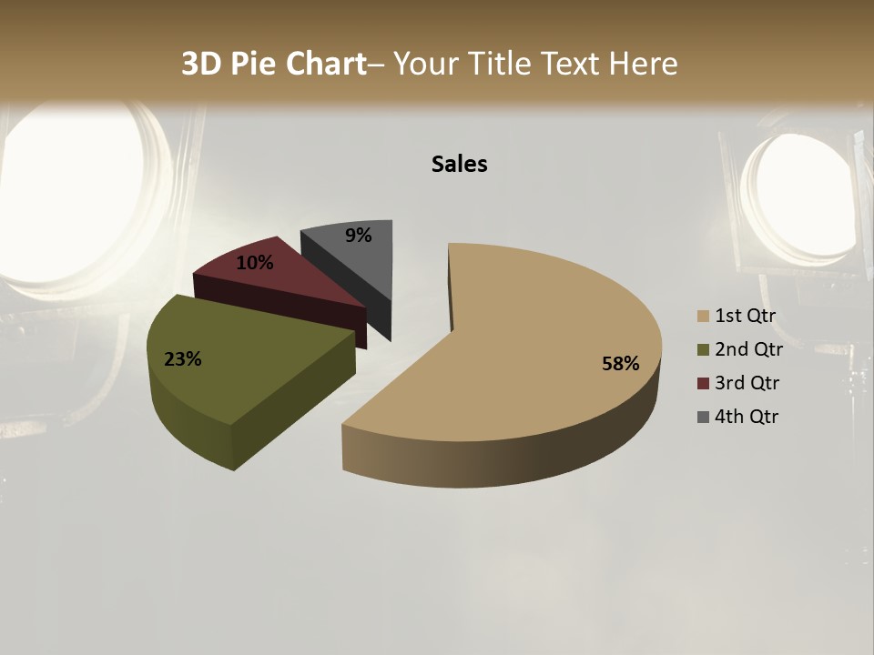 Studio Curtain Projector PowerPoint Template