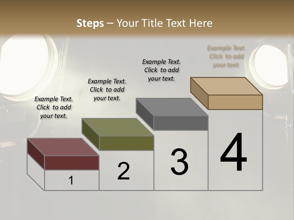 Studio Curtain Projector PowerPoint Template