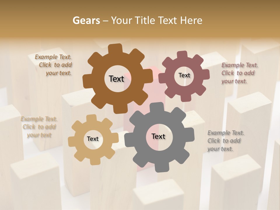 Threat Businessman Reaction PowerPoint Template