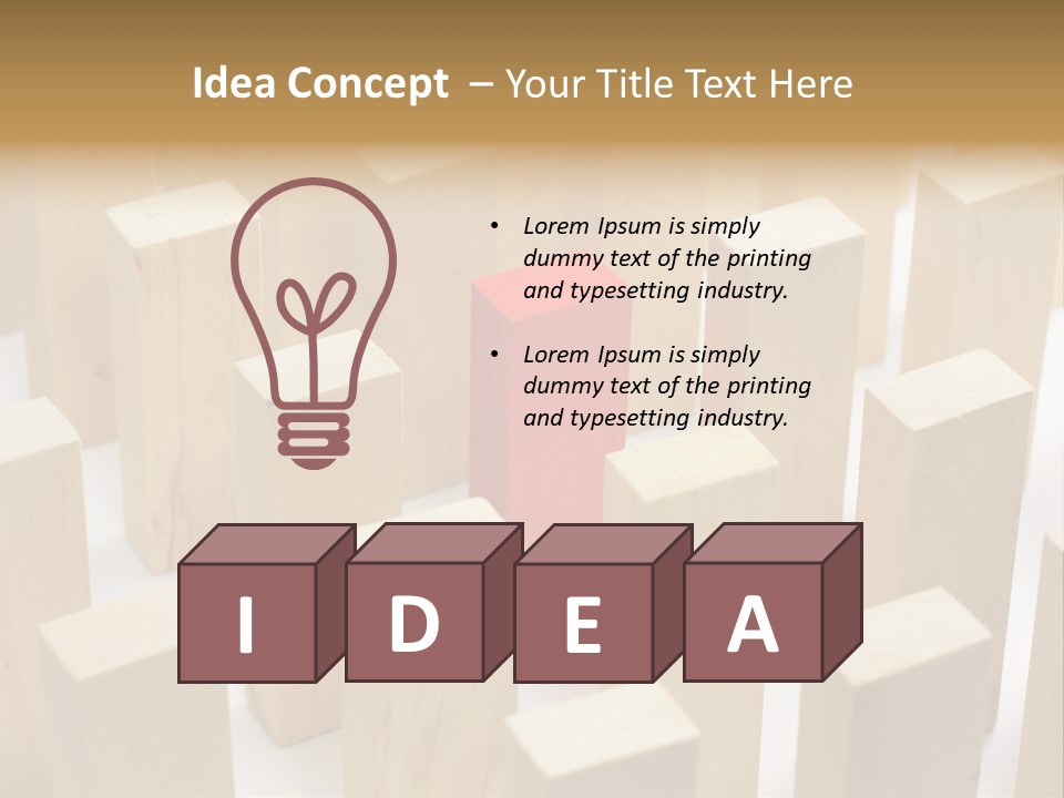 Threat Businessman Reaction PowerPoint Template