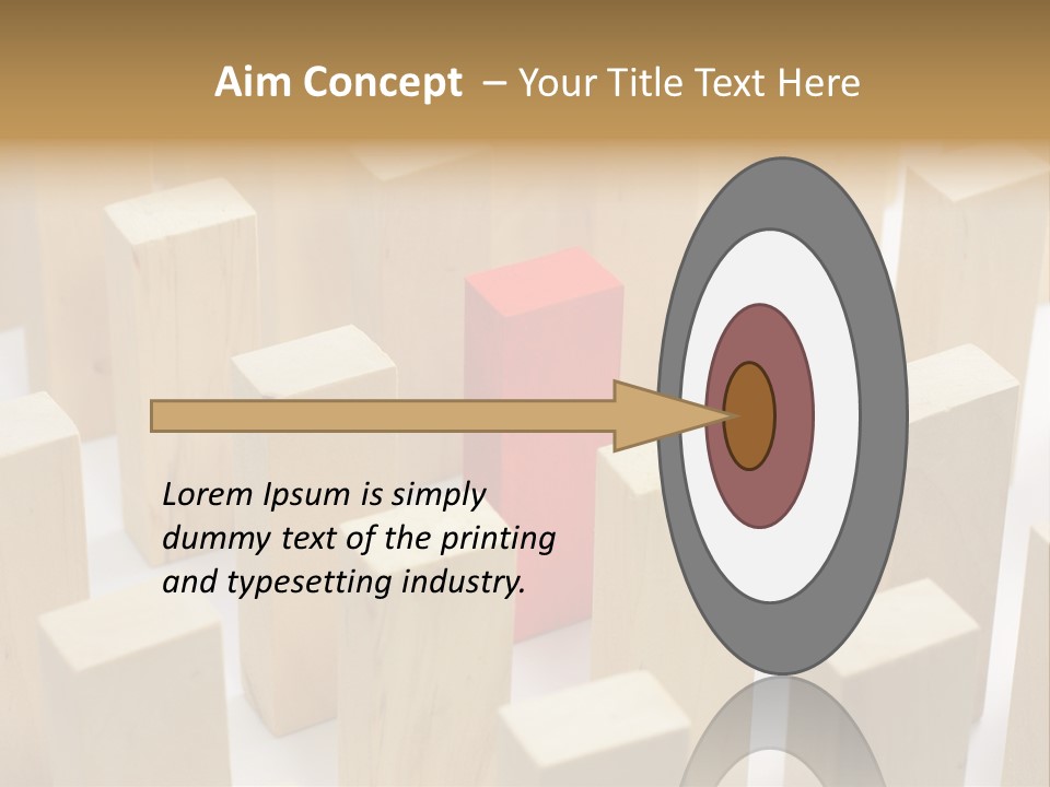 Threat Businessman Reaction PowerPoint Template