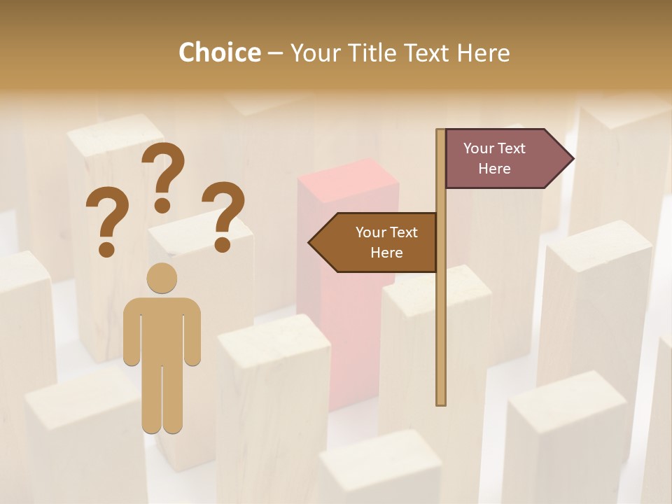 Threat Businessman Reaction PowerPoint Template