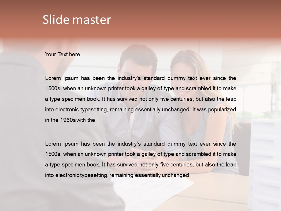 Person Consulting Estate PowerPoint Template