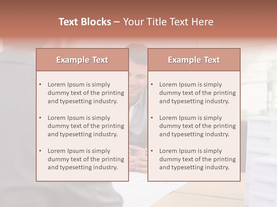 Person Consulting Estate PowerPoint Template