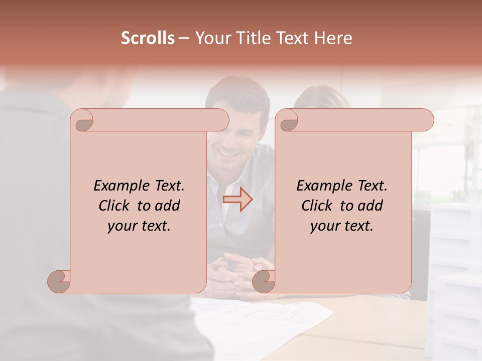 Person Consulting Estate PowerPoint Template