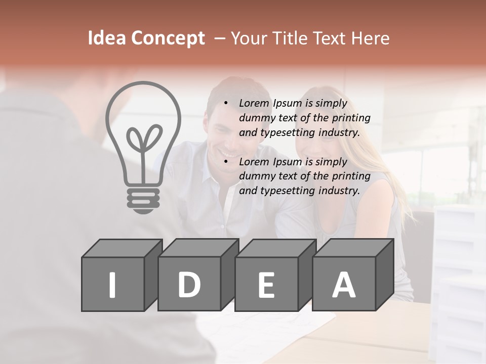 Person Consulting Estate PowerPoint Template