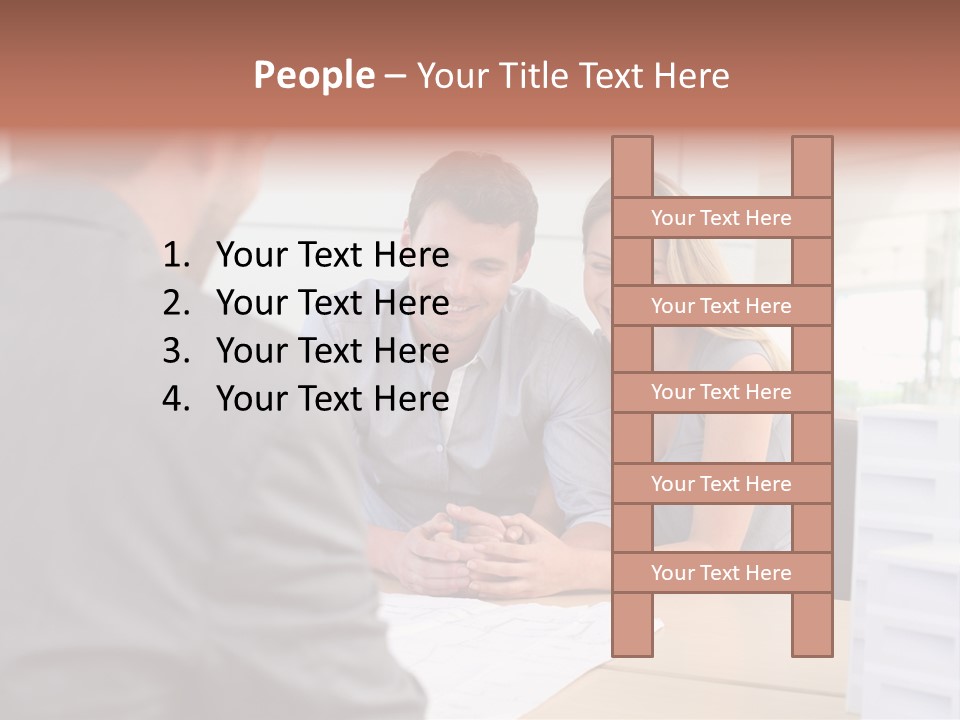 Person Consulting Estate PowerPoint Template