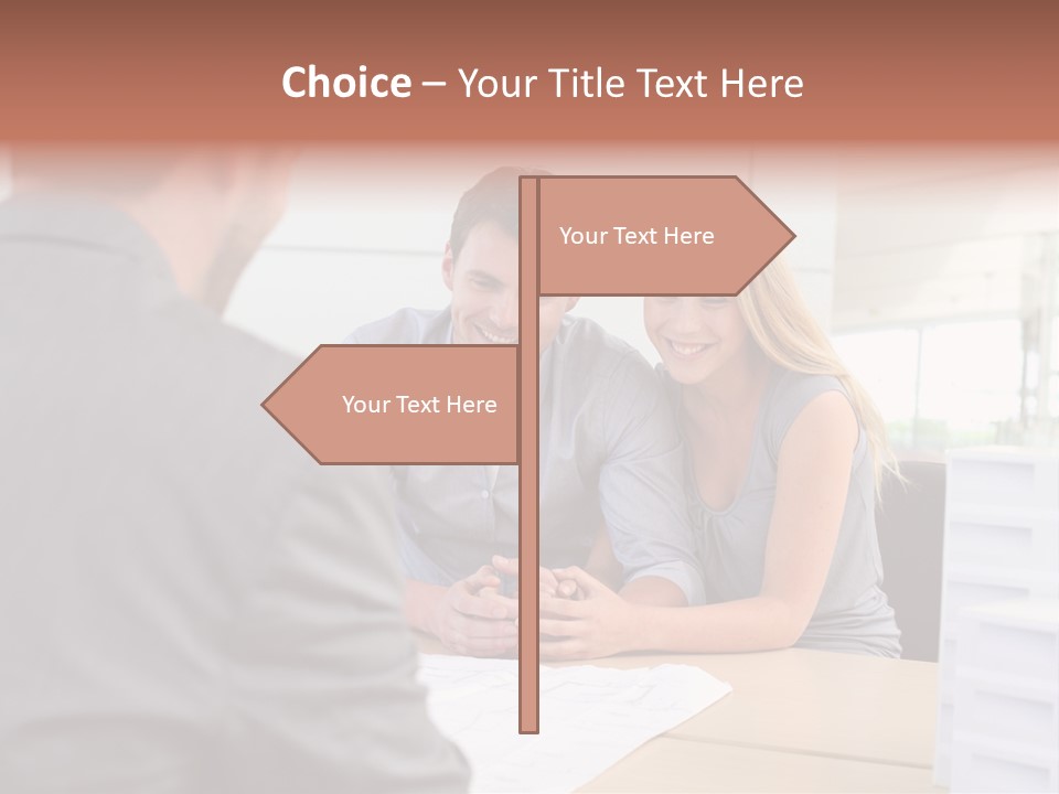 Person Consulting Estate PowerPoint Template