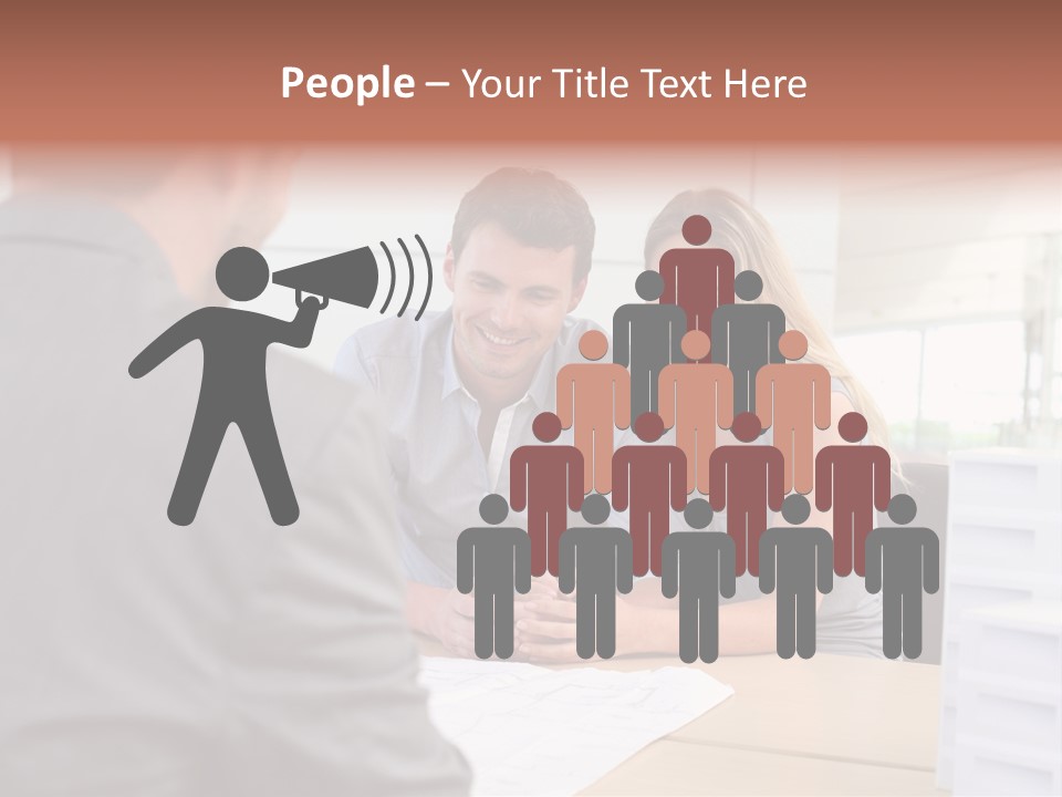Person Consulting Estate PowerPoint Template