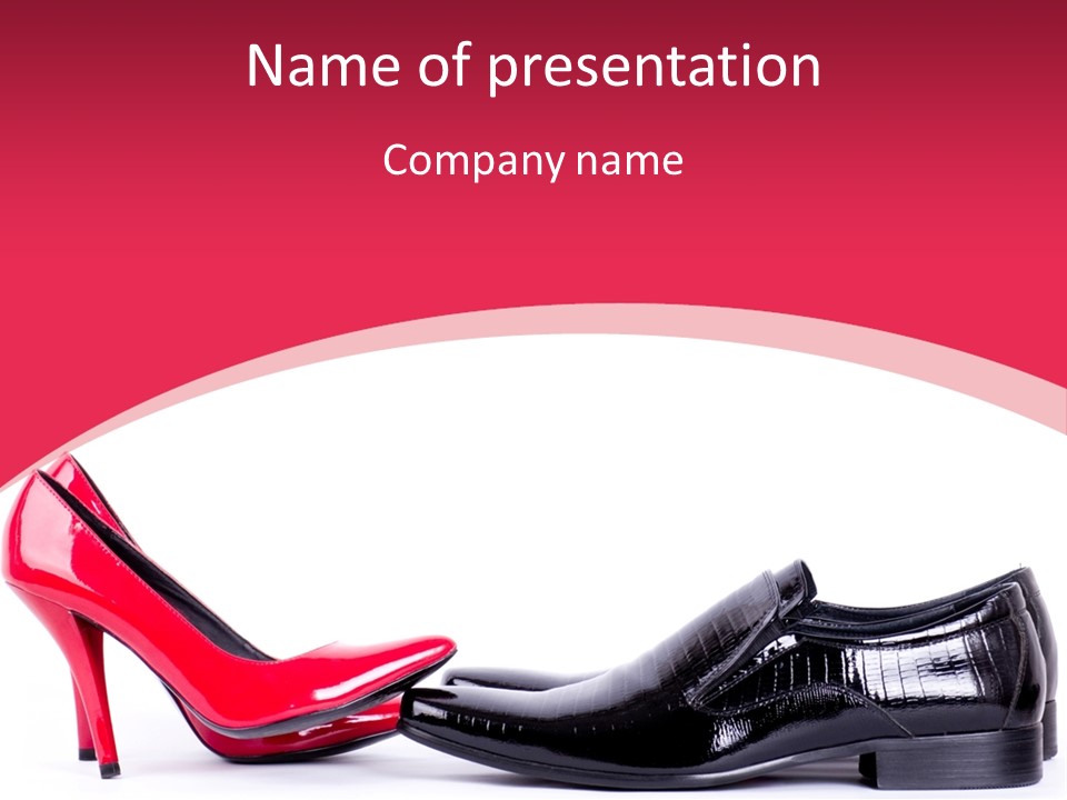 White Feminine Romantic PowerPoint Template