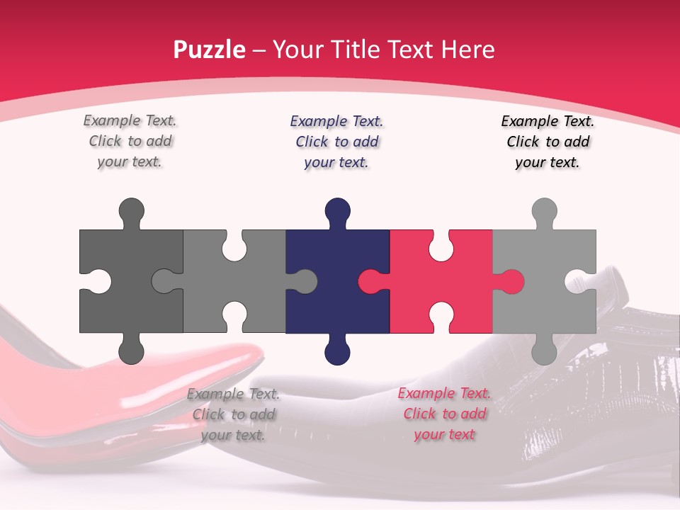 White Feminine Romantic PowerPoint Template