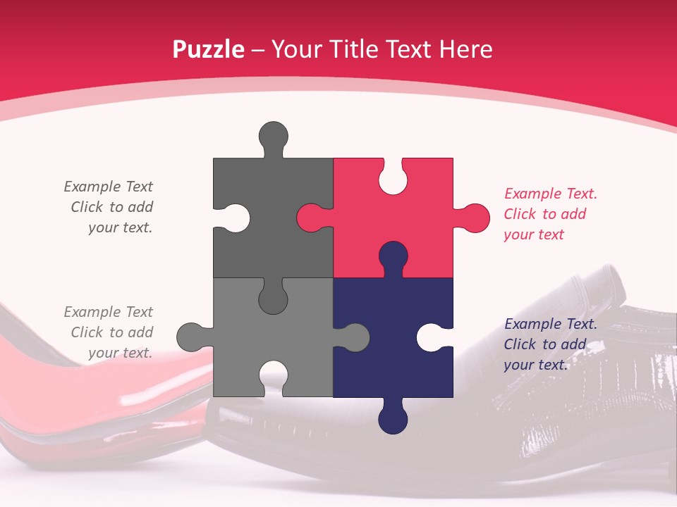 White Feminine Romantic PowerPoint Template