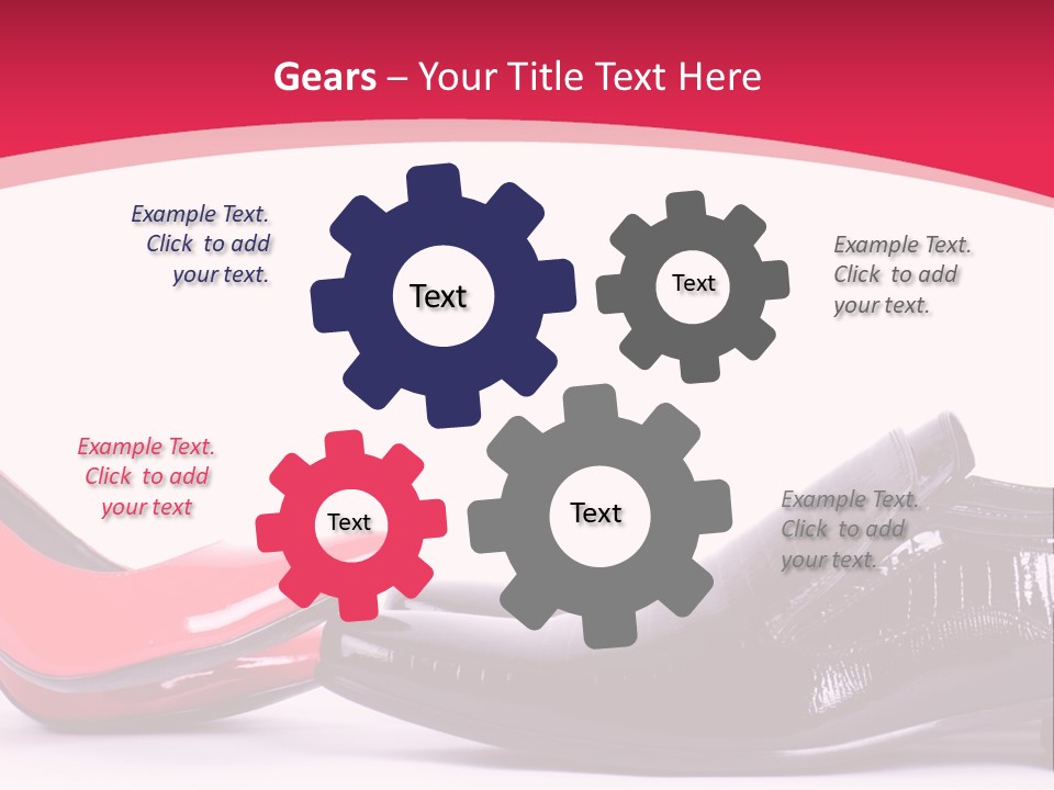 White Feminine Romantic PowerPoint Template