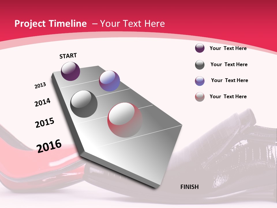 White Feminine Romantic PowerPoint Template