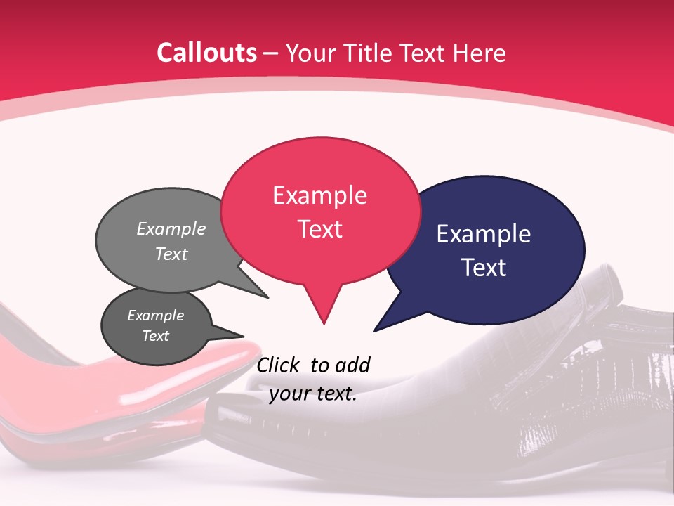 White Feminine Romantic PowerPoint Template