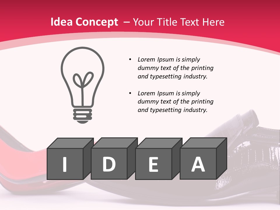 White Feminine Romantic PowerPoint Template