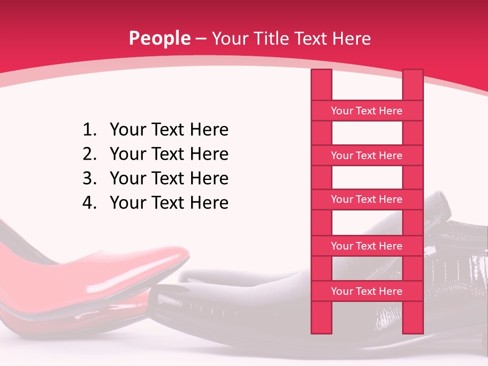 White Feminine Romantic PowerPoint Template