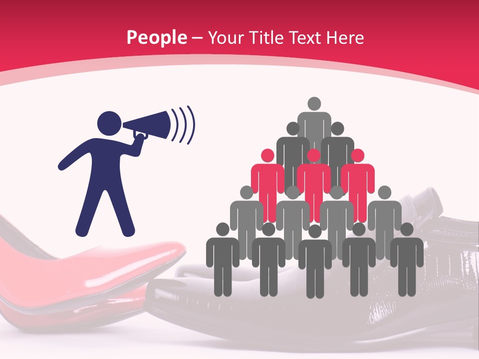 White Feminine Romantic PowerPoint Template