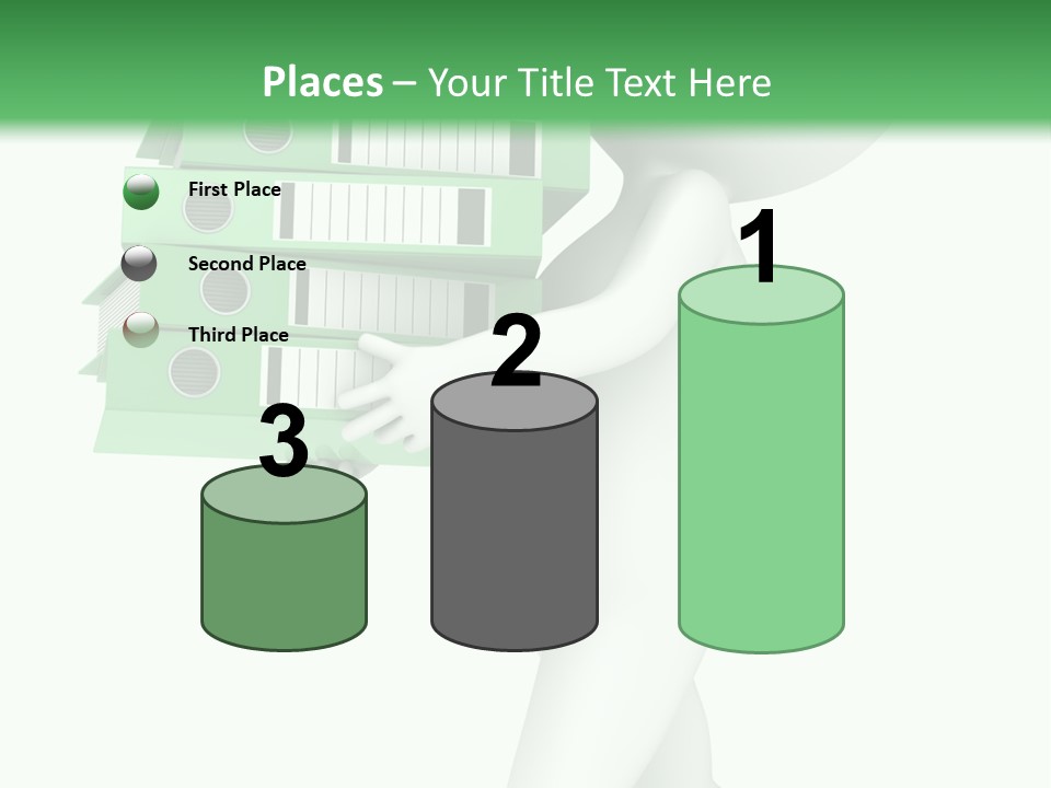 People Financial Heap PowerPoint Template