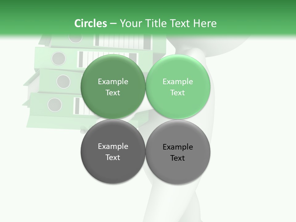 People Financial Heap PowerPoint Template