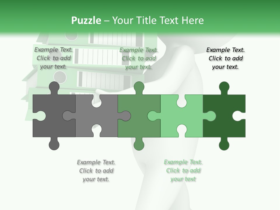 People Financial Heap PowerPoint Template
