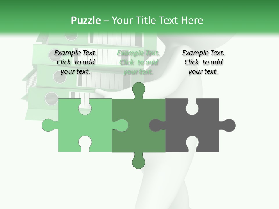 People Financial Heap PowerPoint Template