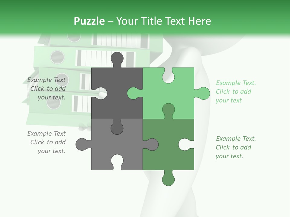 People Financial Heap PowerPoint Template