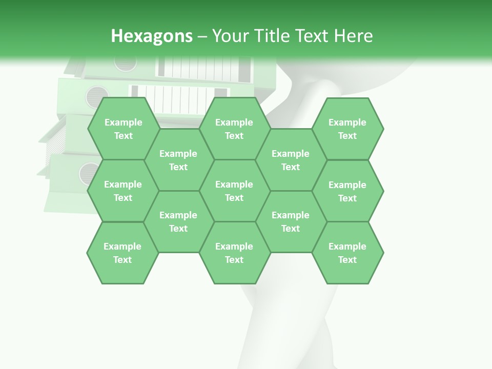 People Financial Heap PowerPoint Template