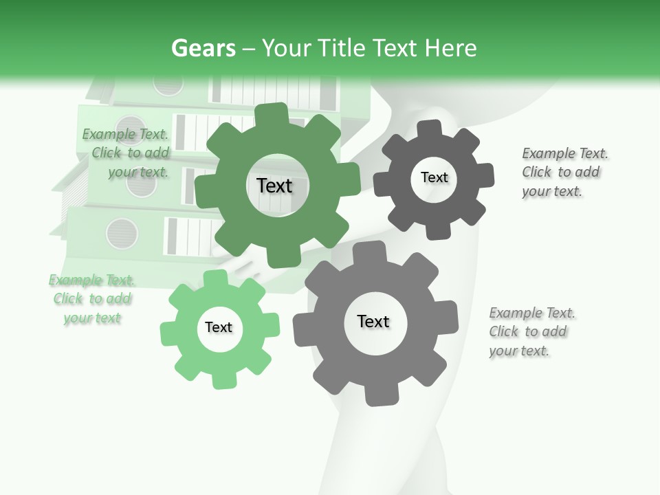 People Financial Heap PowerPoint Template