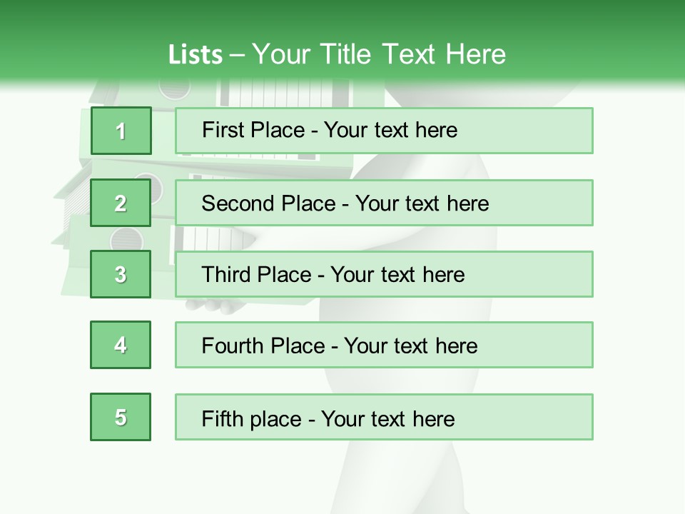 People Financial Heap PowerPoint Template