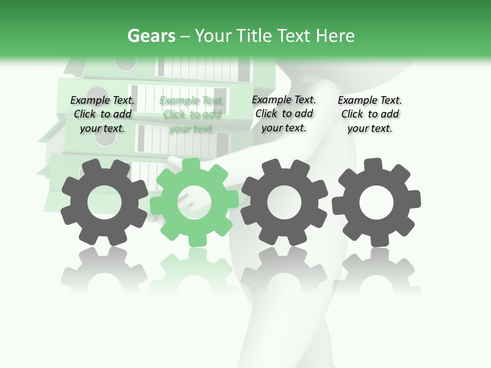 People Financial Heap PowerPoint Template