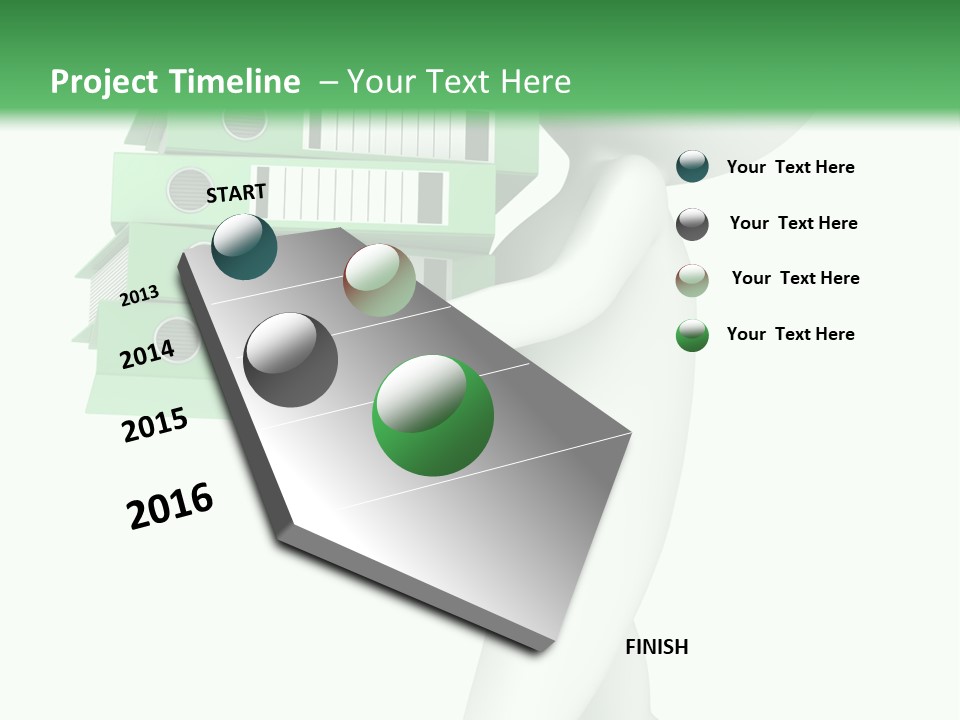 People Financial Heap PowerPoint Template