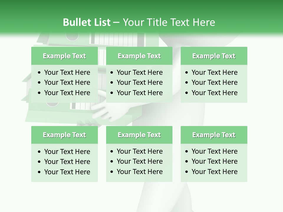 People Financial Heap PowerPoint Template