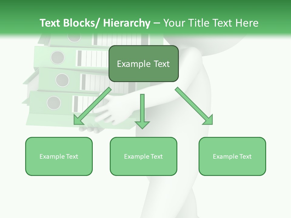 People Financial Heap PowerPoint Template