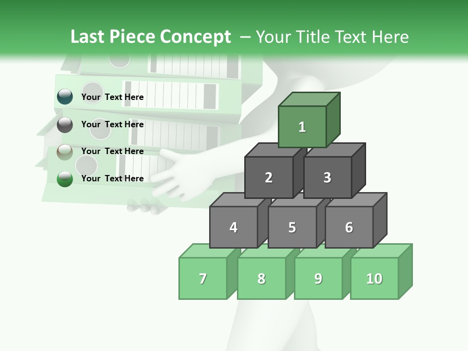 People Financial Heap PowerPoint Template