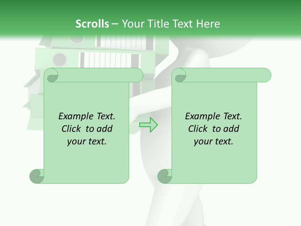 People Financial Heap PowerPoint Template