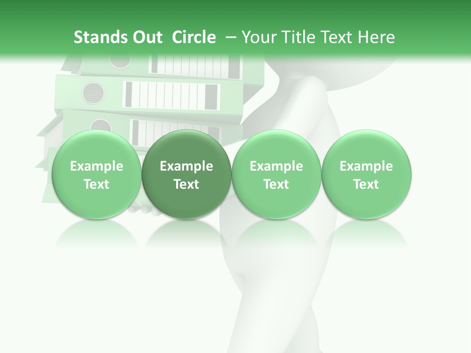 People Financial Heap PowerPoint Template