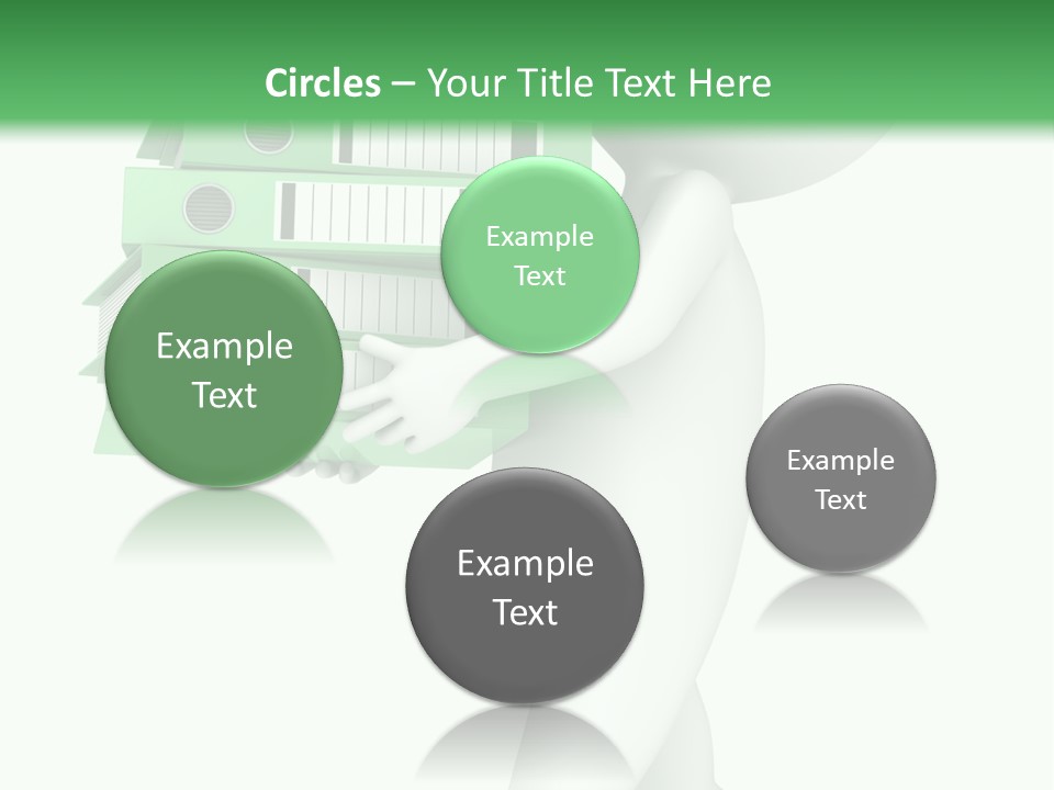 People Financial Heap PowerPoint Template