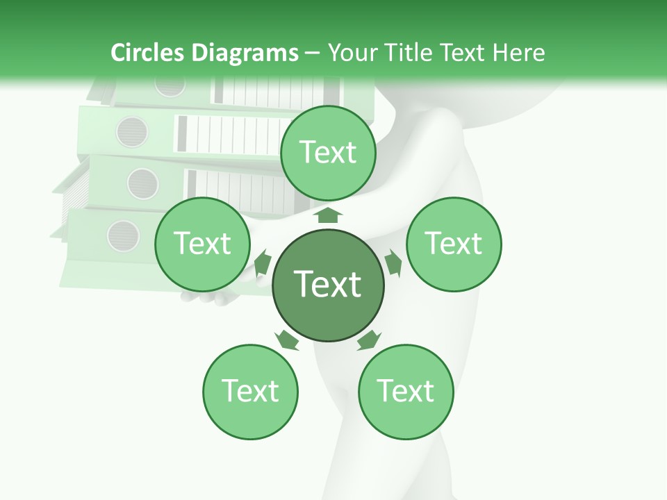People Financial Heap PowerPoint Template