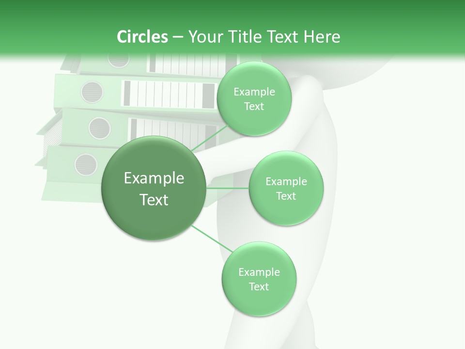 People Financial Heap PowerPoint Template