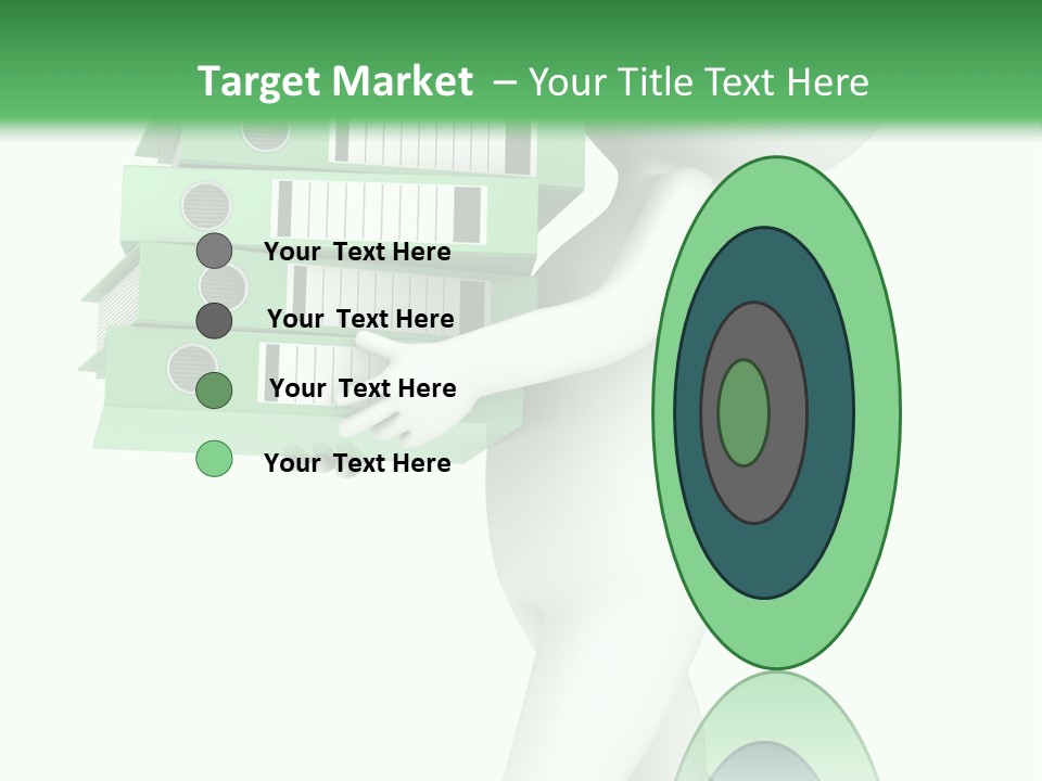 People Financial Heap PowerPoint Template