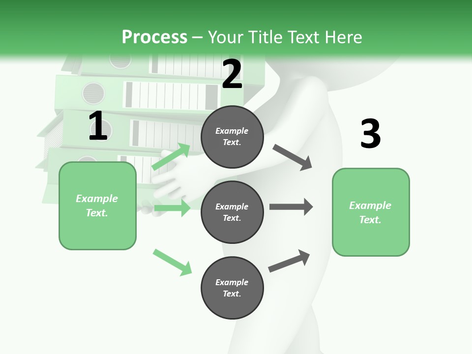 People Financial Heap PowerPoint Template